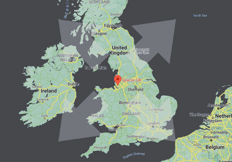 Map of Seacon UK